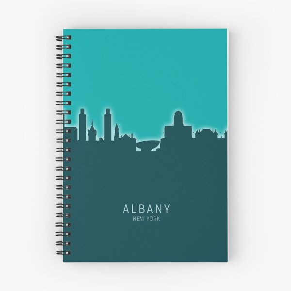 Aperçu de l'œuvre Albany New York Skyline créée et vendue par ArtPrints.