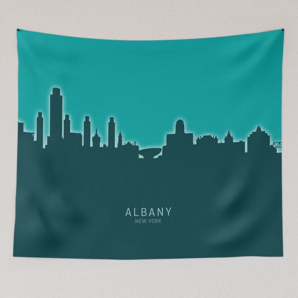 Artikelvorschau, Albany New York Skyline entworfen und verkauft von ArtPrints.