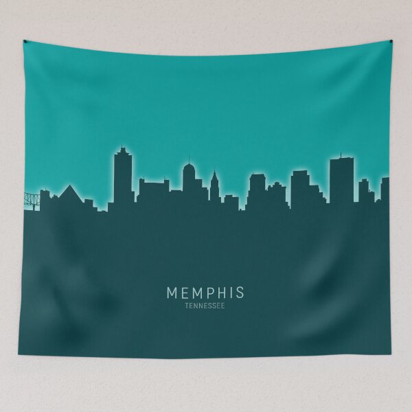 Item preview, Memphis Tennessee Skyline designed and sold by ArtPrints.