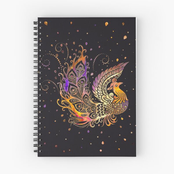 Item preview, Colorful Glow Phoenix Bird  designed and sold by Nartissima.