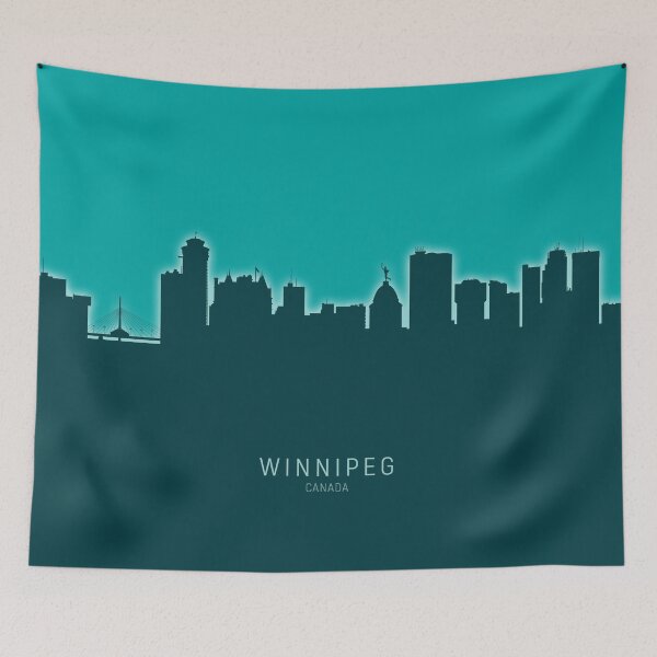 Item preview, Winnipeg Canada Skyline designed and sold by ArtPrints.