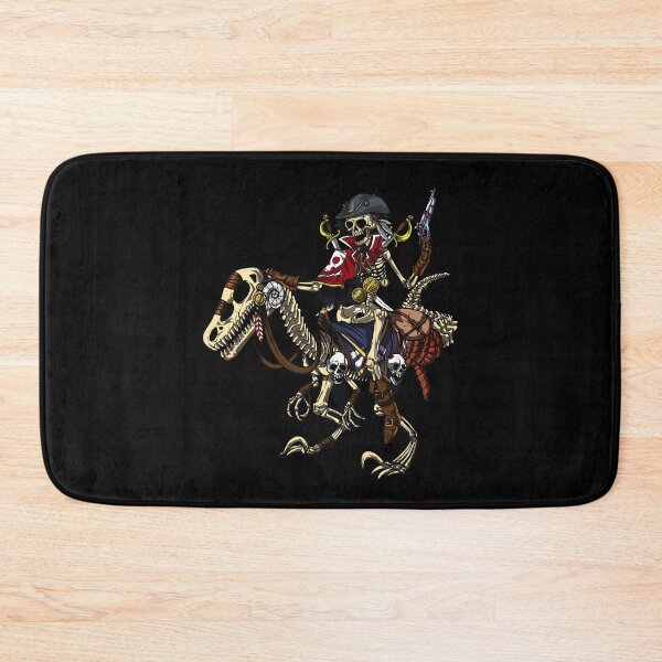 Item preview, Skeleton Pirate Riding T-Rex Dinosaur designed and sold by underheaven.