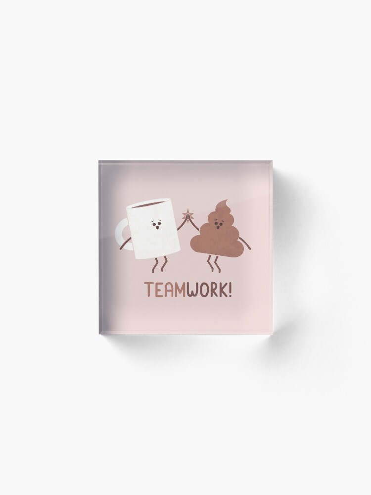 Alternate view of Teamwork Acrylic Block