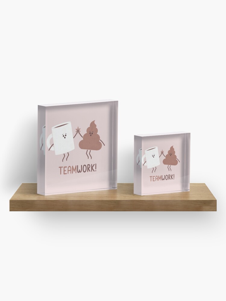 Alternate view of Teamwork Acrylic Block