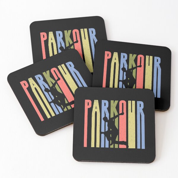 Item preview, Parkour colorful freestyle obstacle sport gift designed and sold by redshirtz.