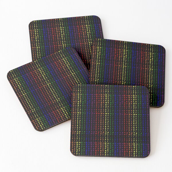 Item preview, Alphabow Vertical Black Background - Pattern designed and sold by hendrickssdh.