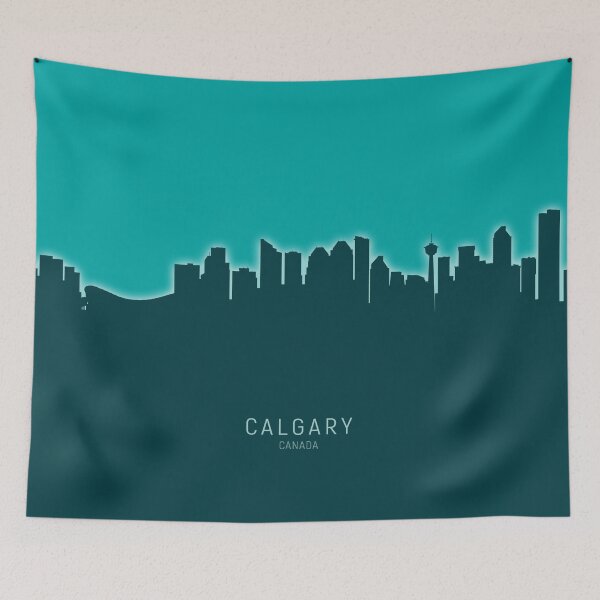 Item preview, Calgary Canada Skyline designed and sold by ArtPrints.