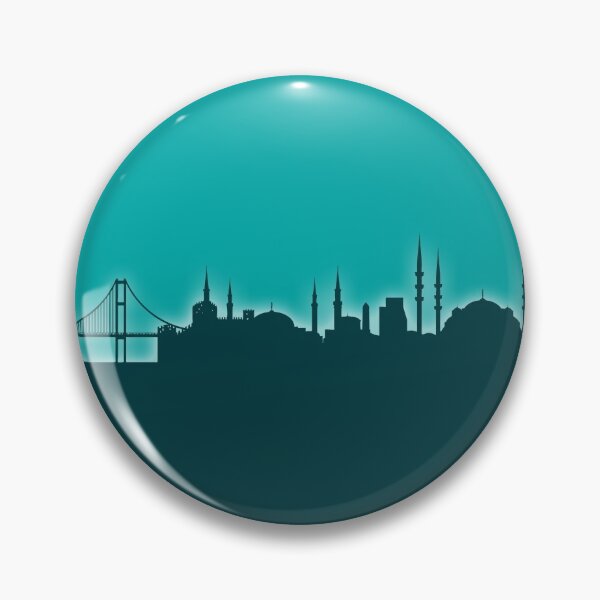 Artikelvorschau, Istanbul Turkey Skyline entworfen und verkauft von ArtPrints.