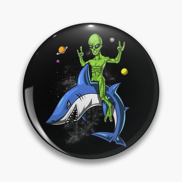 Artikelvorschau, Weltraum-Alien-Reithai entworfen und verkauft von underheaven.