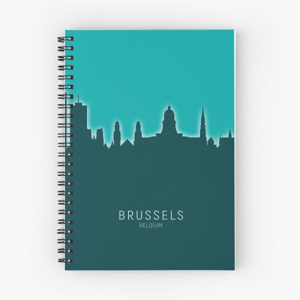 Item preview, Brussels Belgium Skyline designed and sold by ArtPrints.