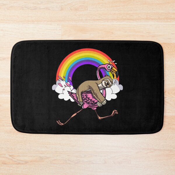 Item preview, Sloth Riding Flamingo Bird designed and sold by underheaven.