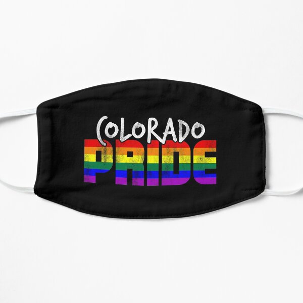 Colorado Pride LGBT Flag Mask