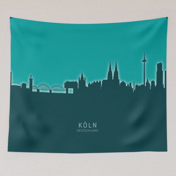 Item preview, Cologne Germany Skyline designed and sold by ArtPrints.