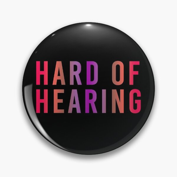 Item preview, Hard of Hearing (Sunset Pink) designed and sold by alienfolklore.