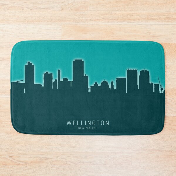 Item preview, Wellington New Zealand Skyline designed and sold by ArtPrints.