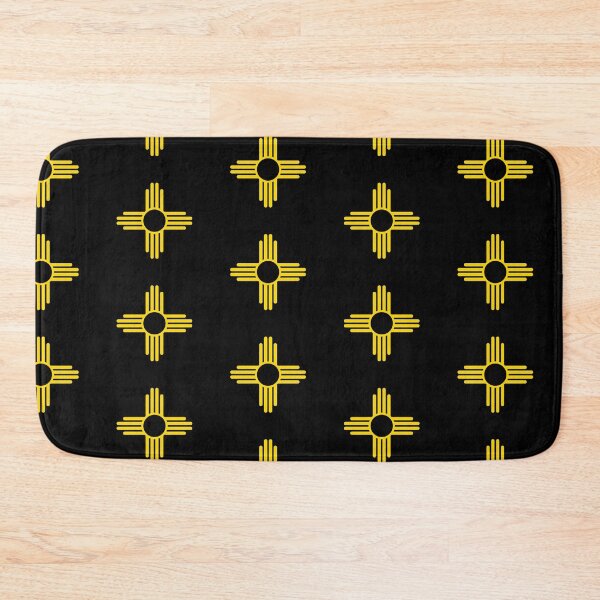 Item preview, New Mexico Gift New Mexico State Flag Yellow Zia Sun Design designed and sold by TNDesignStudio.