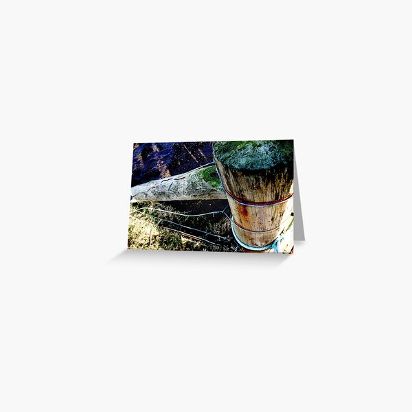 fencepost Greeting Card