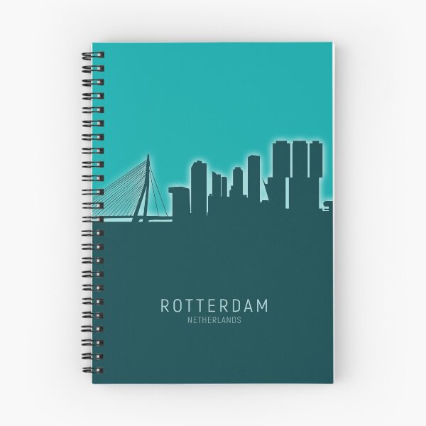 Item preview, Rotterdam The Netherlands Skyline designed and sold by ArtPrints.