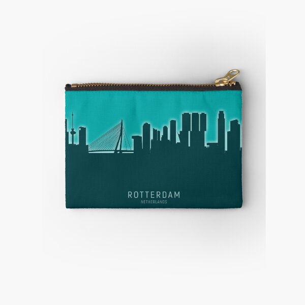 Item preview, Rotterdam The Netherlands Skyline designed and sold by ArtPrints.