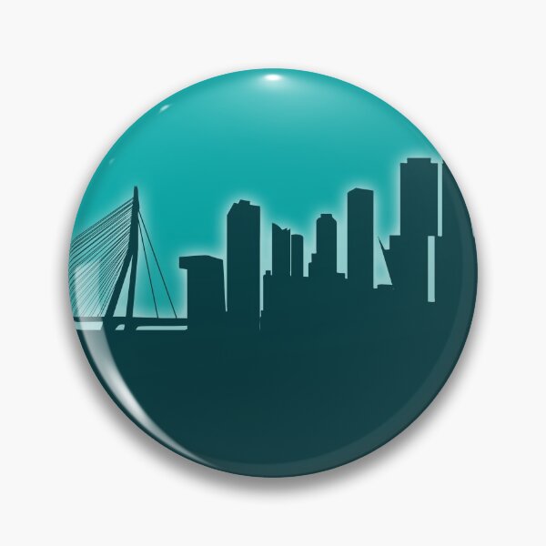 Item preview, Rotterdam The Netherlands Skyline designed and sold by ArtPrints.