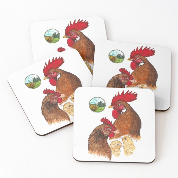 Item preview, Family chicken designed and sold by camarocaro.