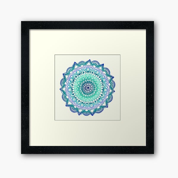 Deep Forest Flower Framed Art Print