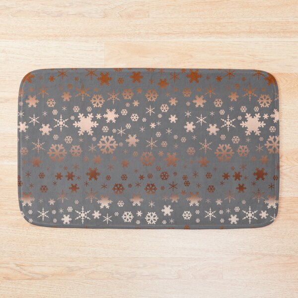 Item preview, Elegant rose gold snowflake pattern designed and sold by NaughtyCat.
