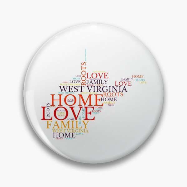 Item preview, West Virginia Home, Love, Roots and Family Map designed and sold by marosharaf.