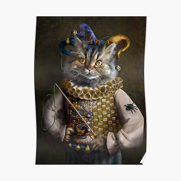 Cat Portrait - Hamish Poster