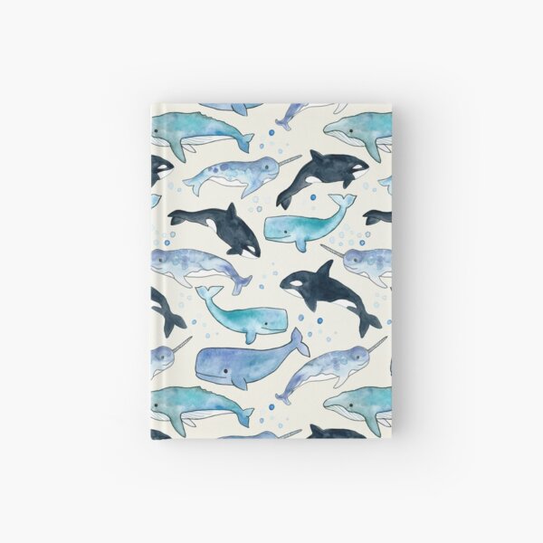 Baleines, orques et narvals Carnet cartonné