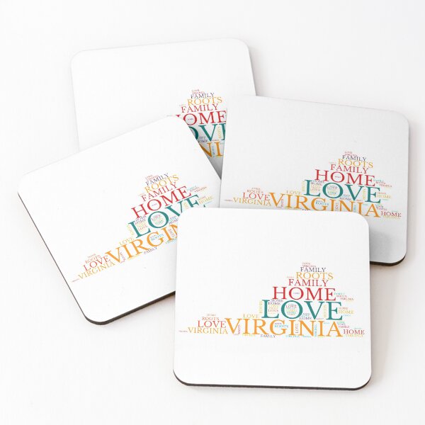 Item preview, Virginia State Home, Love, Roots and Family Map designed and sold by marosharaf.