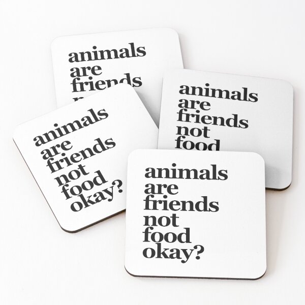 Item preview, Animals Are Friends Not Food, Okay? designed and sold by Sophie Earl.