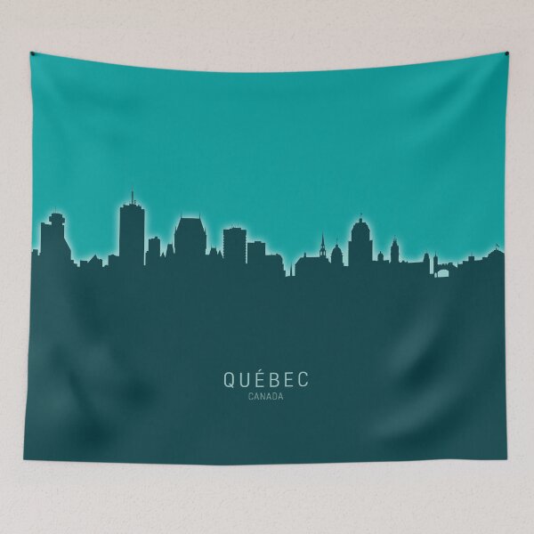 Item preview, Québec Canada Skyline designed and sold by ArtPrints.