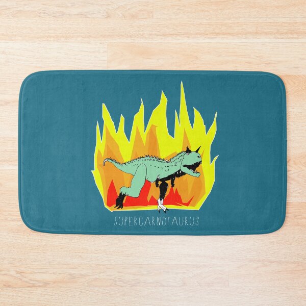 Item preview, Supercarnotaurus - Dinosaur Power for Jurassic Fans- with white writing designed and sold by HeyK.
