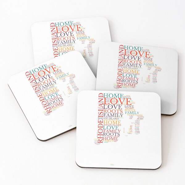Item preview, Rhode Island Home, Love, Roots and Family Map designed and sold by marosharaf.