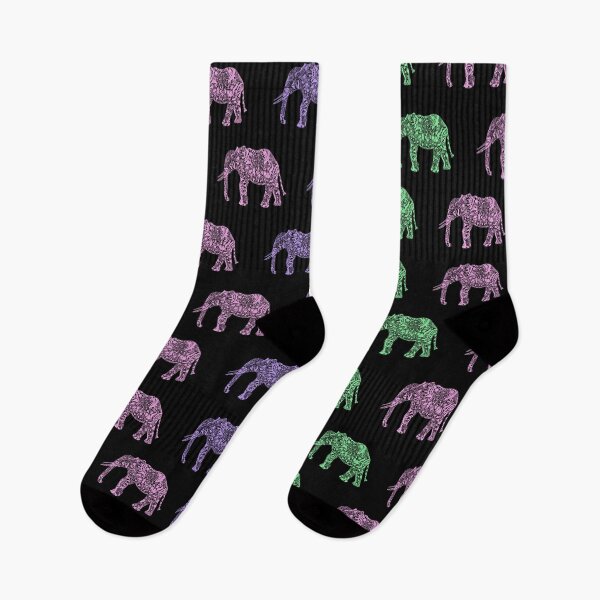 Artikelvorschau, Buntes Boho Elefantmuster entworfen und verkauft von NaughtyCat.