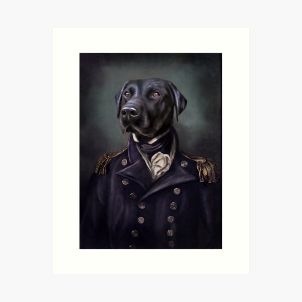 Labrador Portrait - Jake  Art Print