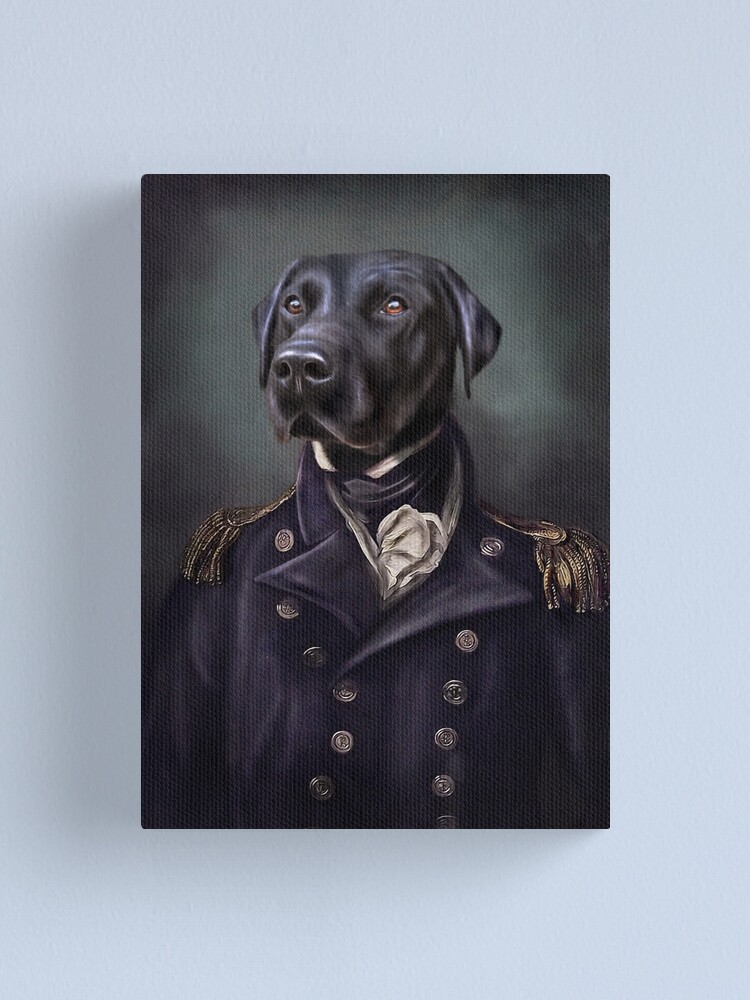 Alternate view of Labrador Portrait - Jake Canvas Print