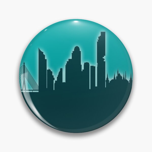 Item preview, Bangkok Thailand Skyline designed and sold by ArtPrints.