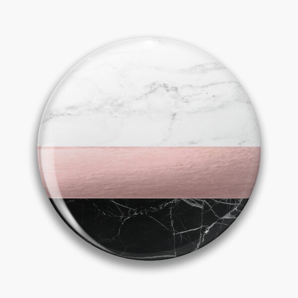 Item preview, Elegant white black marble rose gold  designed and sold by NaughtyCat.