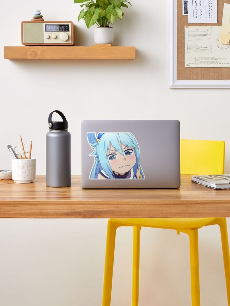 Kazuma Satou from Konosuba Glossy Sticker Anime Appliances, Walls, Windows!