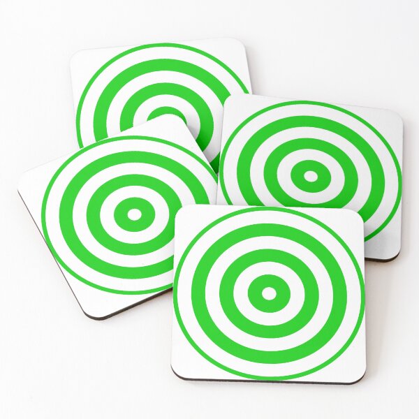 Item preview, Geometric Pattern: Rondel: White Green designed and sold by Red Wolf.