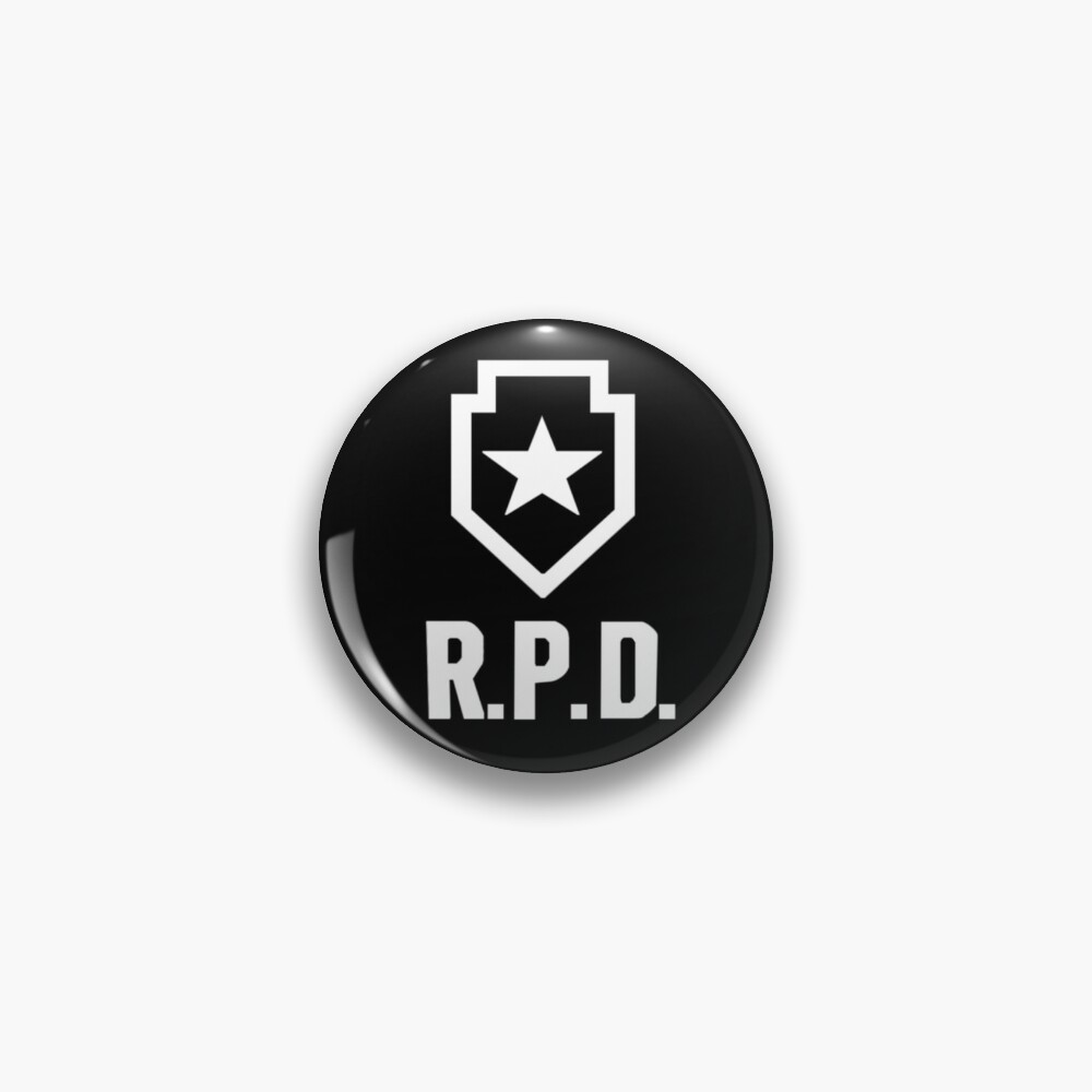 "Resident Evil 2: REmake RPD Logo" Pin by Gekidami | Redbubble