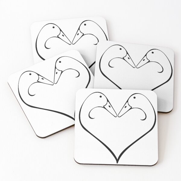 Item preview, duck heart designed and sold by anatida.