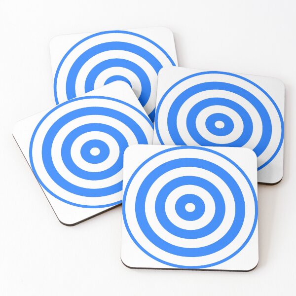Item preview, Geometric Pattern: Rondel: White Blue designed and sold by Red Wolf.