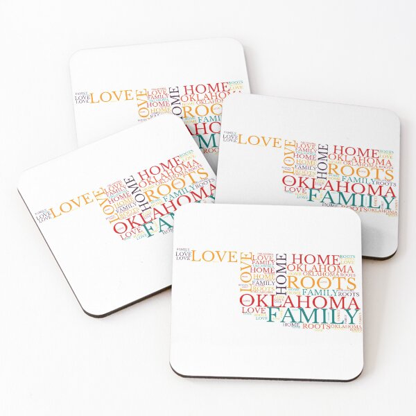 Item preview, Oklahoma Home, Love, Roots and Family Map designed and sold by marosharaf.