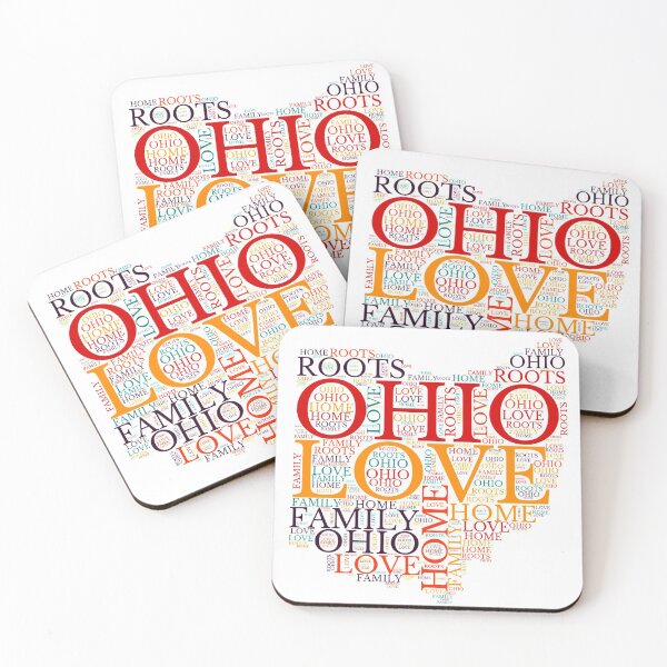 Item preview, Ohio Home, Love, Roots and Family Map designed and sold by marosharaf.
