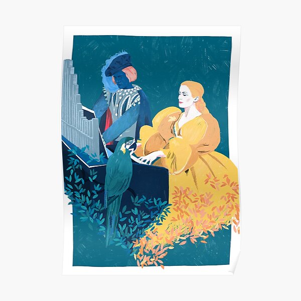 Peau d'Ane - Movie Pencil illustration Poster
