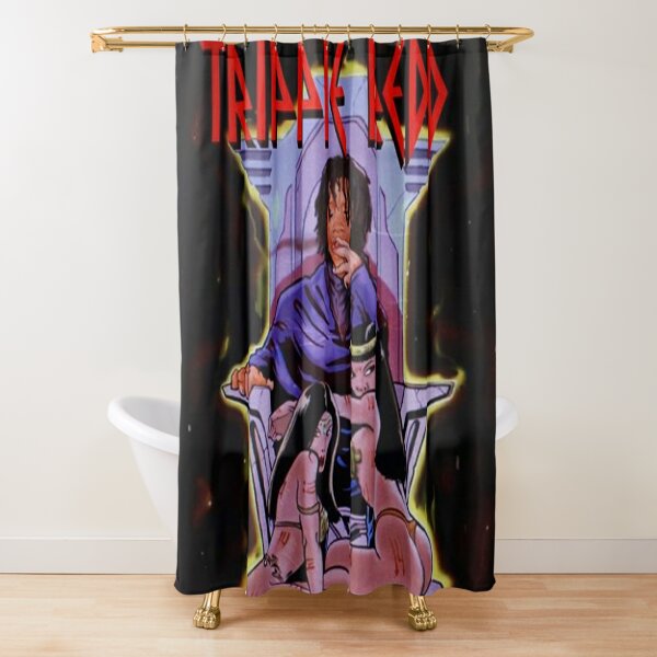 Trippie Redd Shower Curtains Redbubble - roblox music video trippie redd bust down