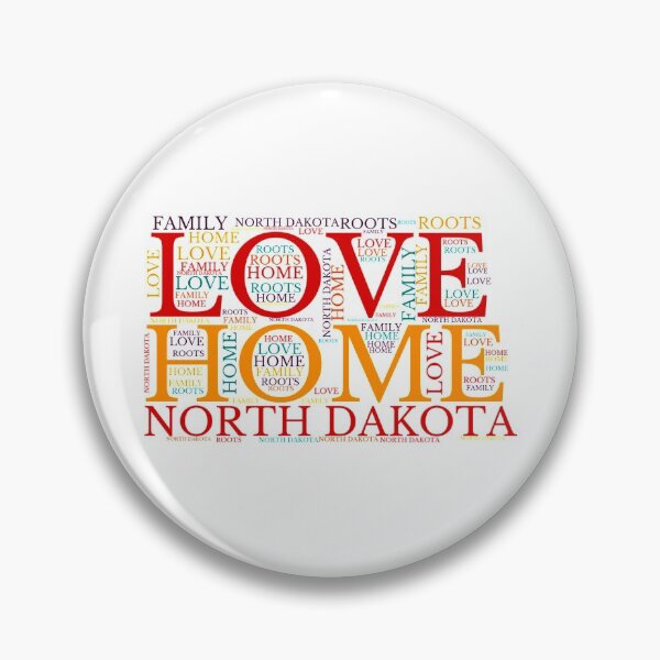Item preview, North Dakota Home, Love, Roots and Family Map designed and sold by marosharaf.